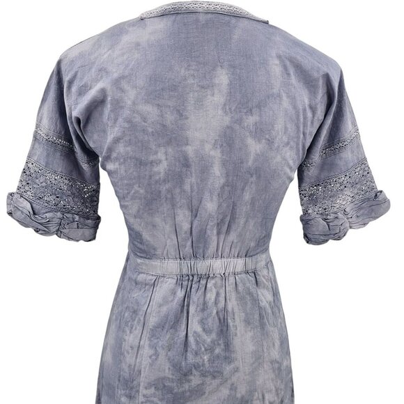 Love Shack Fancy Womens S Purple Edie Midi Dress NWOT with FLAW - Picture 8 of 12